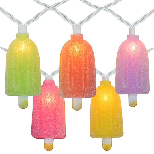 10ct. Multicolor Sugared Ice Pop String Lights